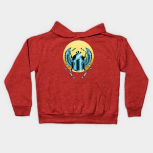 Winged Beetle  Sun Disk Kids Hoodie